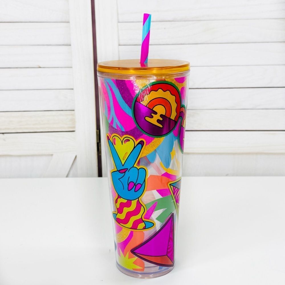Starbucks Pride 2023 Tim Singleton‎ Graffiti Acrylic Cold Tumbler Cup 24OZ Venti